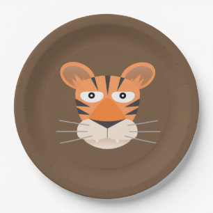 Tiger Pappteller