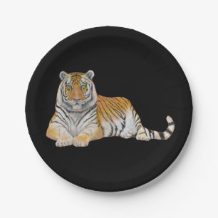 Tiger Pappteller
