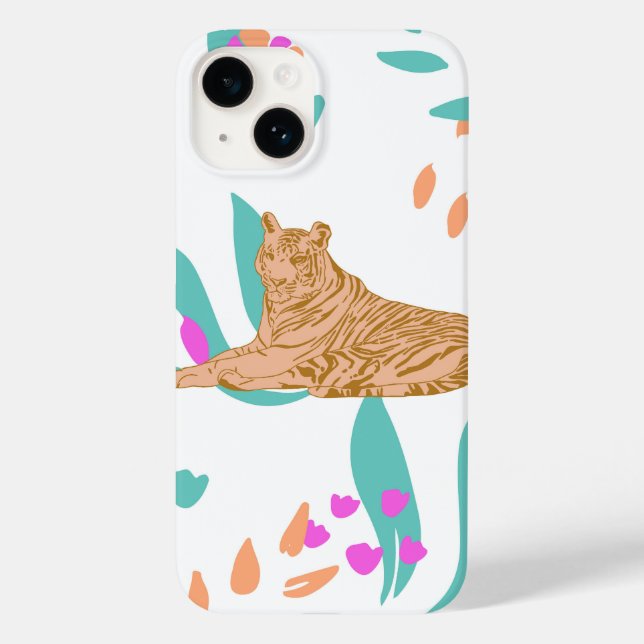 Tiger Parade Case-Mate iPhone Hülle (Rückseite)