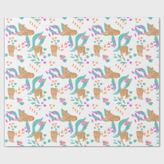 Tiger Parade Geschenkpapier