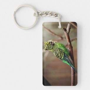 Tiger Parakeet Schlüsselanhänger