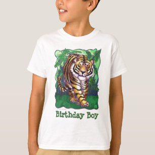 Tiger Party Centre Birthday Boy T-Shirt