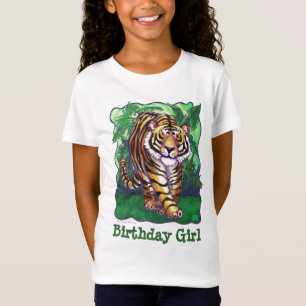 Tiger-Party-Mitte-Geburtstags-Mädchen T-Shirt