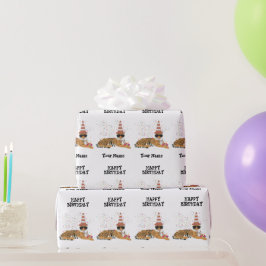 Tiger Party - Tiere Geburtstagsparty Boy Girl Geschenkpapier