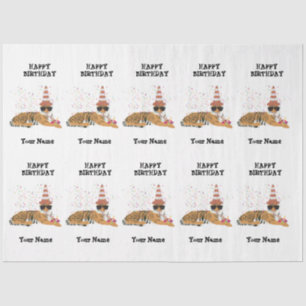 Tiger Party - Tiere Geburtstagsparty Boy Girl Seidenpapier