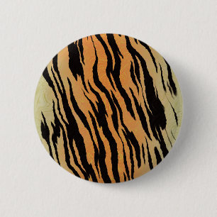 Tiger Pattern Button