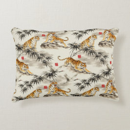 Tiger pattern dekokissen