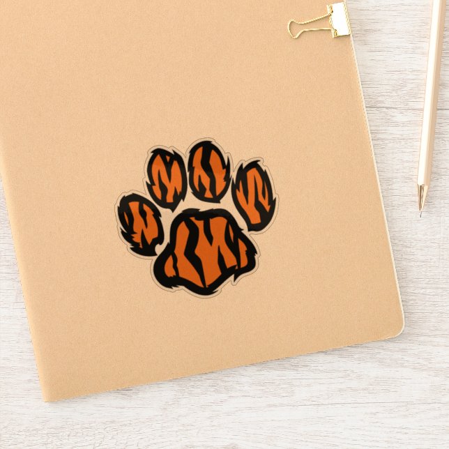 Tiger Paw Aufkleber (Notizbuch)