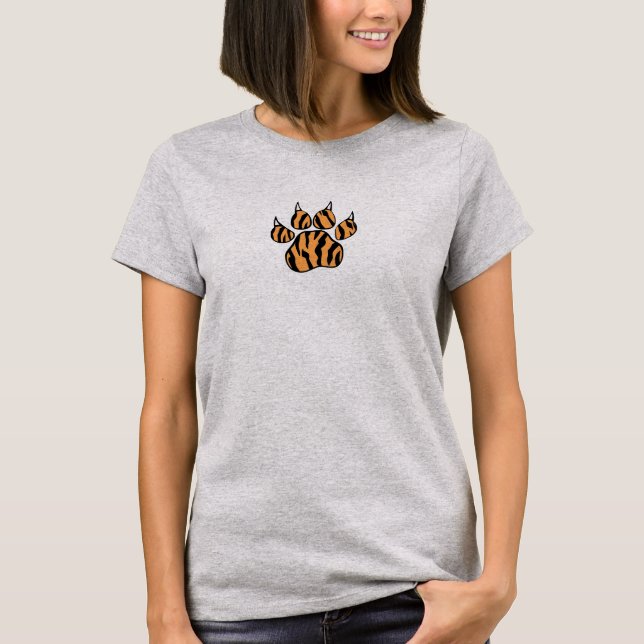 Tiger Paw Print T-Shirt (Vorderseite)