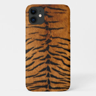Tiger-Pelz-Orange und schwarzes Tiermuster Case-Mate iPhone Hülle