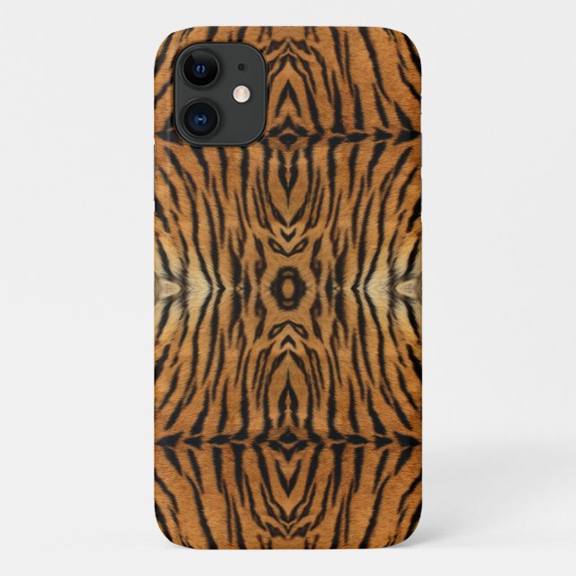 Tiger-Pelzmuster Case-Mate iPhone Hülle (Rückseite)