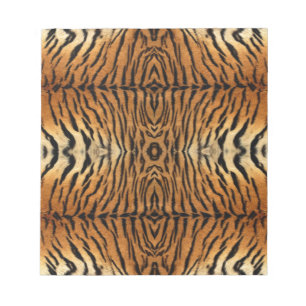 Tiger-Pelzmuster Notizblock