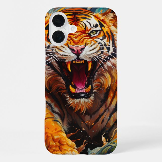 Tiger Phone Case iPhone Hülle (Rückseite)
