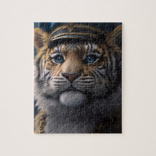 Tiger-Pilot-Kapitän Puzzle