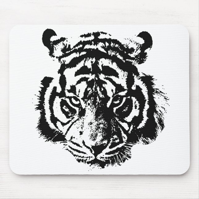 Tiger Pop Art Mousepad (Vorne)