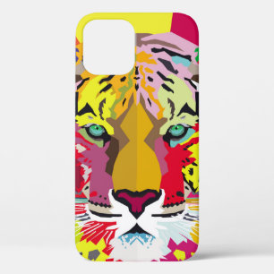 Tiger-Pop-Art-Porträtkunst, Pop, Tiger, Tier, Gesi Case-Mate iPhone Hülle