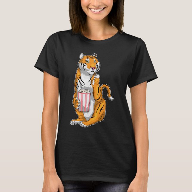 Tiger Popcorn T-Shirt (Vorderseite)