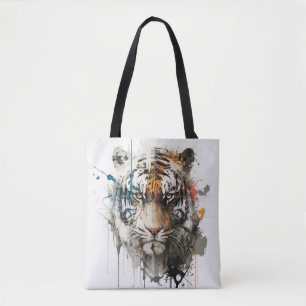 Tiger Portrait Animal Painting Wildlife Outdoor