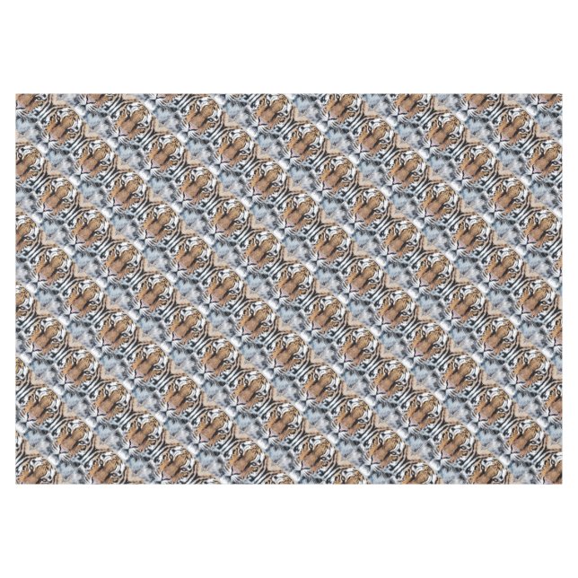 Tiger Portrait Graphic Style Tischdecke (Vorderseite (Horizontal))