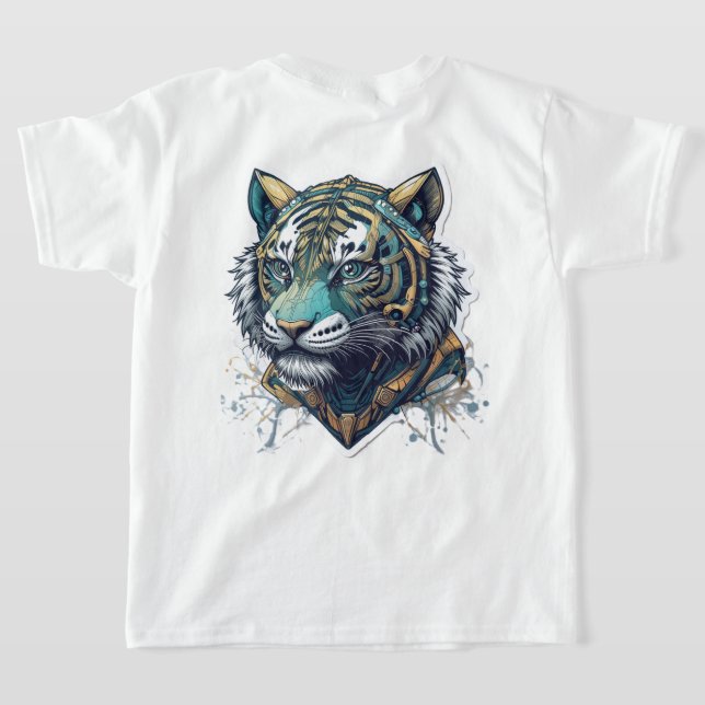 Tiger Portrait T-Shirt (AblageHinten)