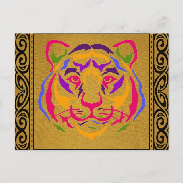 Tiger Postcard Postkarte (Vorderseite)