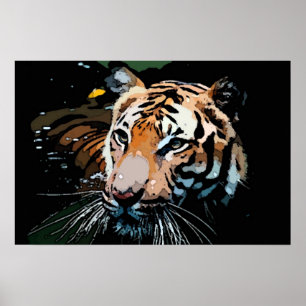 Tiger Poster Print - Pop Art Poster