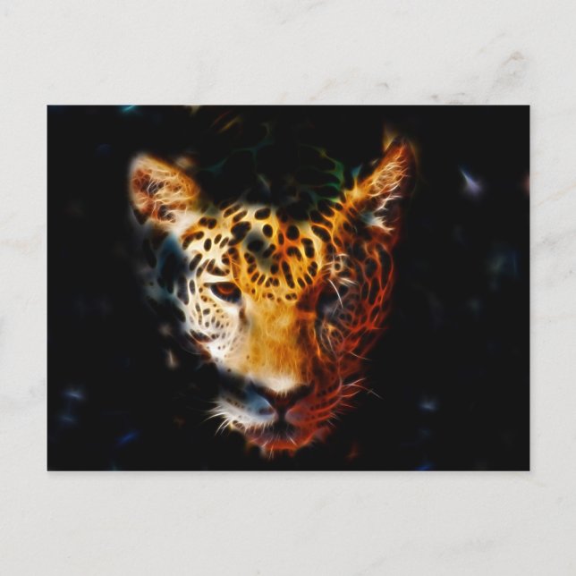 Tiger Postkarte (Vorderseite)