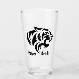 Tiger Power Drink Glas