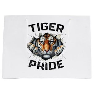 Tiger Pride Retro Tiger School Sportteam Große Geschenktüte