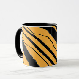 Tiger Print Black Combo Tasse