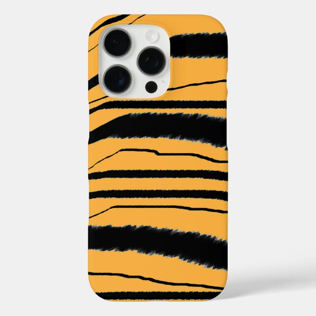 Tiger Print  Case-Mate iPhone Hülle (Rückseite)