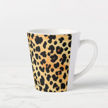 Tiger Print Coffee Tasse