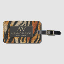Tiger Print Elegant Wildlife Luxury