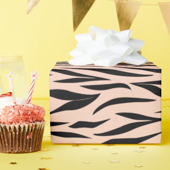 Tiger Print für 16 . Geburtstag Überraschung nahtl Geschenkpapier (Geburtstagsparty)
