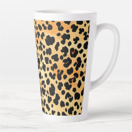 Tiger Print Highball Glass Milchtasse