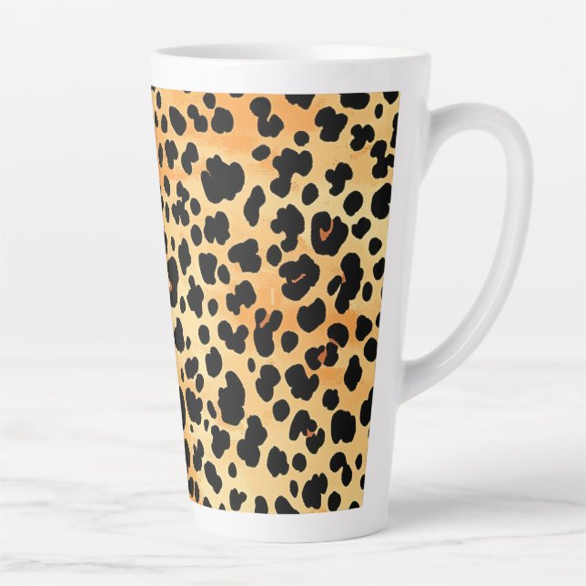 Tiger Print Highball Glass Milchtasse (Rechts)