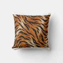 Tiger Print Kissen | Wilde Tierbettwäsche