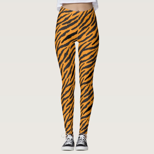 Tiger Print Leggings (Vorderseite)