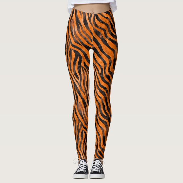 Tiger Print Leggings (Vorderseite)