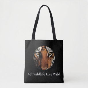 Tiger Print Öko-freundliche Canvas-Tasche