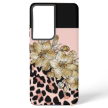 Tiger Print Pink und Black Ivory Blume S21 Fall