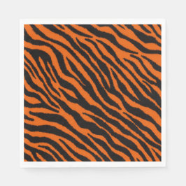Tiger Print Safari Tierpapier Serviette