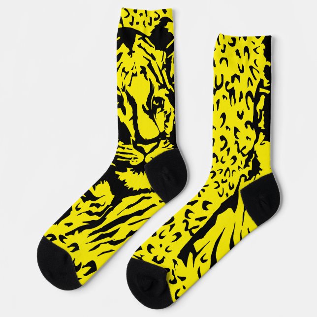 Tiger Print Socks Socken (Linkes Detail)