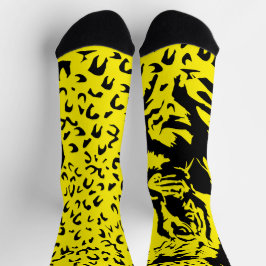 Tiger Print Socks Socken