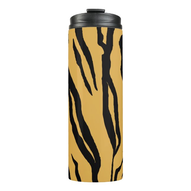 Tiger Print Tumbler Thermosbecher (Vorderseite)