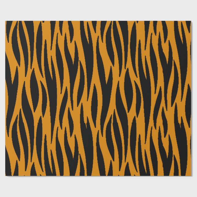 Tiger Print Wrapper Geschenkpapier (Flach)
