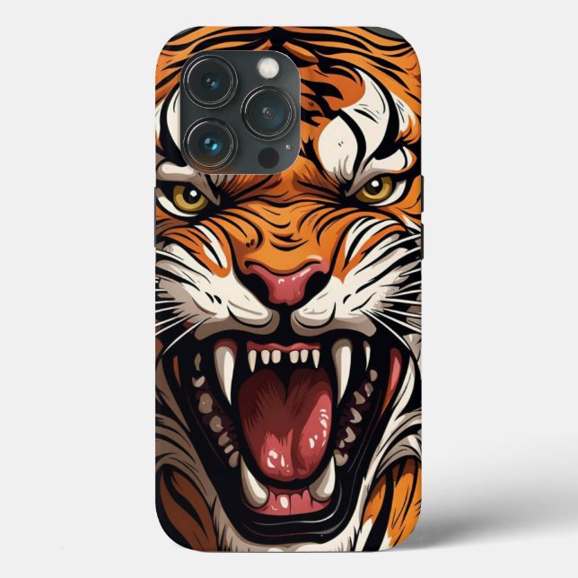 Tiger Printed iPhone / iPad Gehäuse Case-Mate iPhone Hülle (Rückseite)