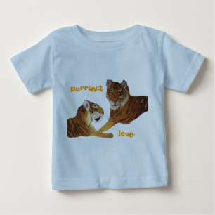 Tiger Purrfect Liebe Baby T-shirt
