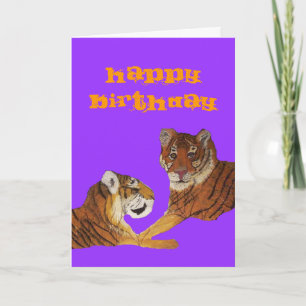 Tiger Purrfect Liebe Karte