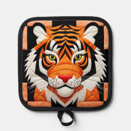 Tiger Quilt Topflappen
